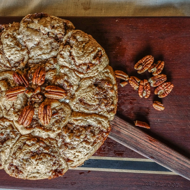 Whole Wheat Cardamom-Pecan Buns