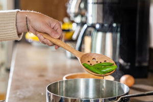 slotted serving spoon