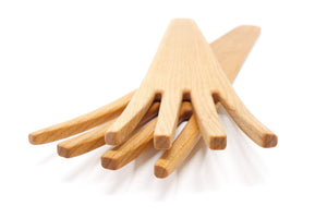 wooden salad servers