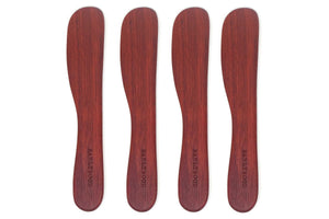 4 pack long wood spreaders - handmade from bloodwood - Earlywood