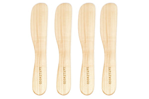4 piece hard maple butter spreader set -Earlywood