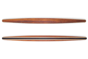 french rolling pin with stripes solid wood jatoba ebony maple - Earlywood