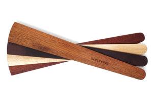 4-piece kitchen utensil set in hardwoods - Earlywood
