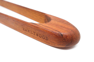 wooden toaster tongs - glue line detail - jatoba - earlywood