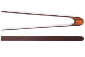 wooden salad tongs - ebony/jatoba - Earlywood